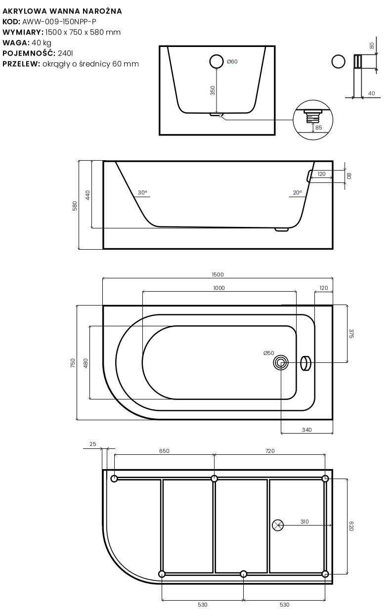 UPSALA 150 NAPEŁNIANIE PRAWA